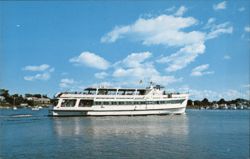 The Menemsha: Ferry to Nantucket and Martha's Vineyard Boats, Ships Postcard Postcard Postcard