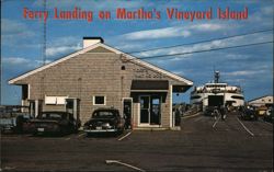 Ferry Landing on Martha's Vineyard Island Postcard