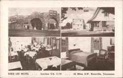 Dixie Lee Motel, Restaurant, and Guest Room, Martel, TN Tennessee Postcard Postcard Postcard