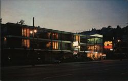 Hyatt Lodge Hollywood Night View California Postcard Postcard Postcard