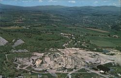 Wells-Lamson Granite Quarry, Barre VT - Aerial View Vermont Frank L. Forward Postcard Postcard Postcard