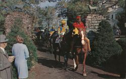 Horses Leaving Paddock at Keeneland Race Course, Lexington KY Kentucky Postcard Postcard Postcard