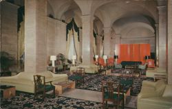 Hotel Cleveland Main Lobby, Public Square Ohio Postcard Postcard Postcard