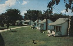 Rock Garden Motor Court Cottages, Rutland, VT Postcard