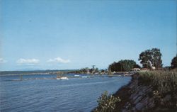 Sand Bar Bridge, South Hero Island, Lake Champlain Postcard