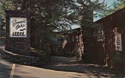 Bonnie Oaks Resort Entrance, Fairlee, VT Postcard