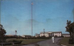 Sampson Air Force Base Hospital Main Entrance, Geneva, NY Postcard