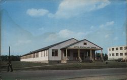 US Post Office at Sampson Air Force Base, Geneva, NY Postcard