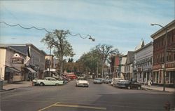 Main Street, Lancaster NH - Charming Town Center New Hampshire Don Sieburg Postcard Postcard Postcard