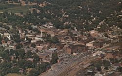 Aerial View of Keene, New Hampshire Frank L. Forward Postcard Postcard Postcard