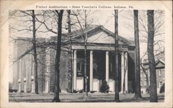 Fisher Auditorium, Indiana State Teachers College, PA Pennsylvania Postcard Postcard Postcard