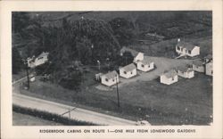 Ridgebrook Cabins Aerial View, Near Longwood Gardens, PA Kennett Square, PA Postcard Postcard Postcard