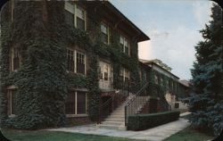 Ivy-Covered Curtis Hall at Cedar Crest College, Allentown, PA Postcard