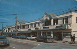 Bay Street Businesses, Watch Hill, Rhode Island Postcard Postcard Postcard