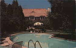 Gulnare Estate, Watch Hill, RI - Poolside View Rhode Island Postcard Postcard Postcard