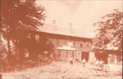 Twiss Blacksmith Shop, Feeding Hills, MA - 1902 Massachusetts Postcard Postcard Postcard