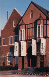 Kohler Design Center Exterior with Banners Postcard