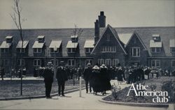 The American Club Dedication Day, Kohler WI Postcard