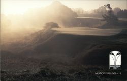 Misty Morning on the 15th Hole at Meadow Valleys, Blackwolf Run Postcard