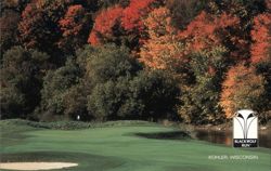 Blackwolf Run Golf Course in Autumn, Kohler WI Wisconsin Postcard Postcard Postcard