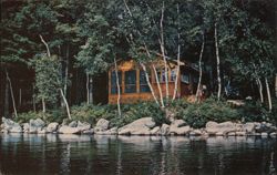 Lakeside Cabin at Edwards-on-Wentworth, Wolfeboro, NH Postcard