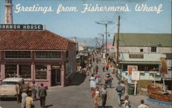 Greetings from Fisherman's Wharf, Monterey, California Postcard Postcard Postcard