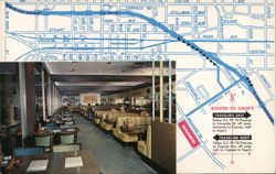 Sage's Complete Shopping Center and Coffee Shop, Redlands CA - Directions Postcard