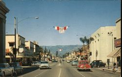 Dollar Days in Redlands, California - Street Scene Advertising Max Mahan Postcard Postcard Postcard