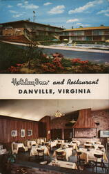 Holiday Inn and Restaurant, Danville, VA Postcard