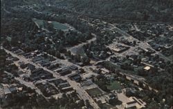 Aerial View of Big Stone Gap, VA Postcard