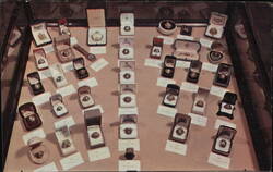 World Series Trophies at the National Baseball Hall of Fame Postcard