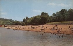 Fort Boonesborough Beach on the Kentucky River Postcard Postcard Postcard