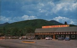 Clark's Trading Post, North Woodstock, NH - Chrome Era Roadside Attraction Postcard