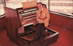 Herbie Koch at the Carillon Organ, Stone Mountain, Georgia Postcard