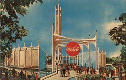 Coca-Cola Pavilion at the 1964 New York World's Fair Postcard