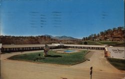 Town Motel, Franklin, North Carolina - Pool and Mountain View Postcard Postcard Postcard