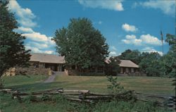 Abe Martin Lodge, Brown County State Park, Nashville, IN Postcard