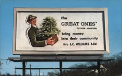 The Great Ones Bring Money Into Their Community Billboard Advertisement Advertising Postcard Postcard Postcard