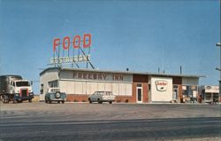 Freeway Inn Restaurant and Sinclair Gas Station, Mt. Gilead, OH Postcard