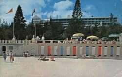 Elbow Beach Cabanas, Paget, Bermuda Postcard Postcard Postcard