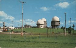 USAF 664th Radar Squadron - Highest Point Elevation 1549 Feet Postcard