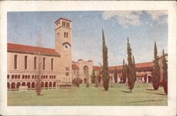 University of Western Australia, Perth: Winthrop Hall Clock Tower Postcard