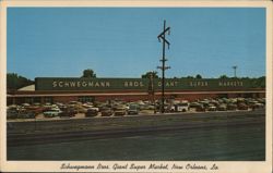 Schwegmann Bros. Giant Super Market, New Orleans, LA Louisiana Advertising Postcard Postcard Postcard