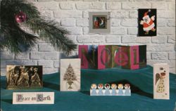 Hallmark Christmas Card Display Advertising Postcard Postcard Postcard