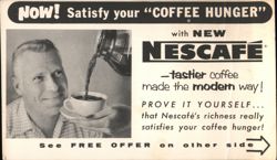 Satisfy Your "Coffee Hunger" with New Nescafé Instant Coffee Postcard