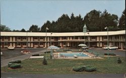 Fairmont Motor Lodge with Pool West Virginia Postcard Postcard Postcard