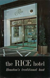 The Rice Hotel Postcard