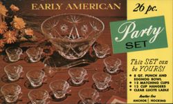 Free Early American Punch Bowl Set from Orkin Advertising Postcard Postcard Postcard