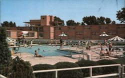 Shoreham Hotel-Motor Inn Pool, Washington D.C. Postcard