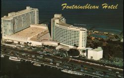 The Fabulous Fontainebleau Hotel Miami Beach, FL Postcard Postcard Postcard